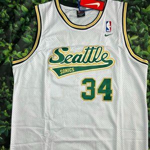 RARE Vintage Nike Team Seattle Sonics Ray Allen